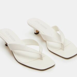 STEVE MADDEN TRACIE WHITE LEATHER